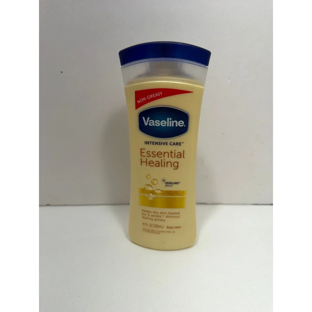 Vaseline Intensive Care Essential Healing Body Lotion 10oz vintage Dry‎ Skin